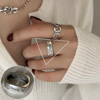 Minimalistische 925 Silber Ring