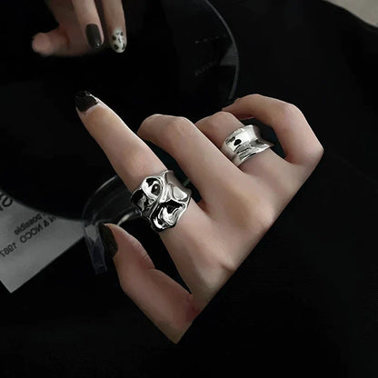 Minimalistische 925 Silber Ring