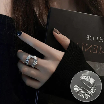 Minimalistische 925 Silber Ring