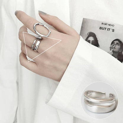 Minimalistische 925 Silber Ring