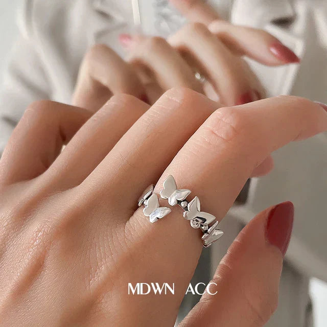 Minimalistische 925 Silber Ring