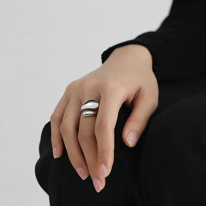 Minimalistische 925 Silber Ring