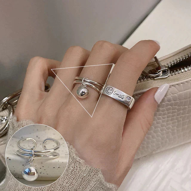 Minimalistische 925 Silber Ring