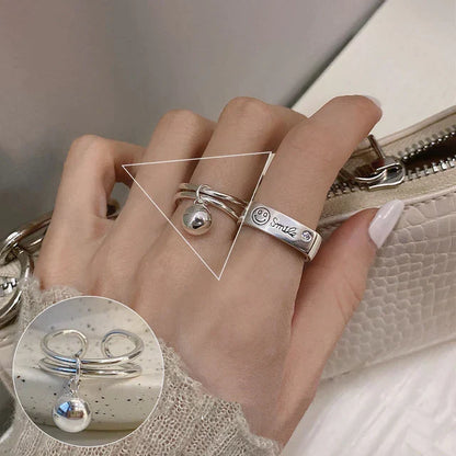 Minimalistische 925 Silber Ring