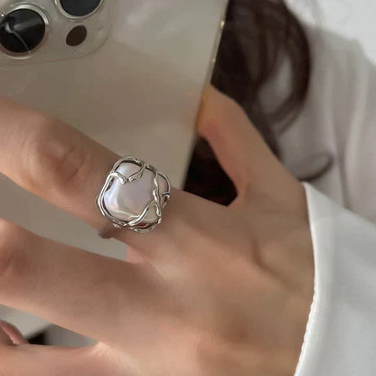 Minimalistische 925 Silber Ring